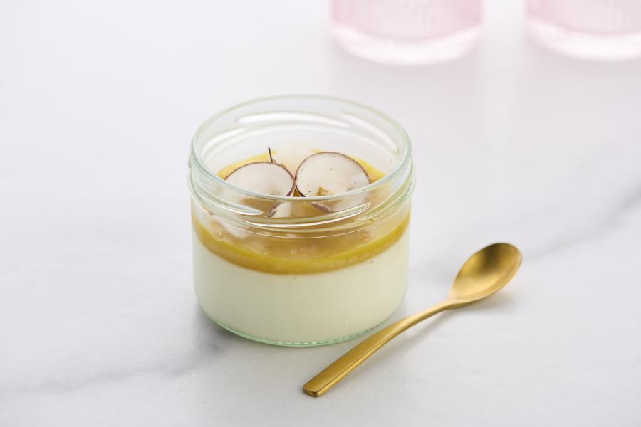 Pohár Panna cotta Kokos-Mango